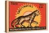 Tiger Safety Matches-null-Stretched Canvas