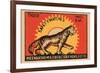 Tiger Safety Matches-null-Framed Premium Giclee Print