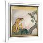 Tiger Screen, Japanese, 1781 (Ink, Colour and Gold on Paper)-Maruyama Okyo-Framed Giclee Print