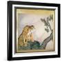 Tiger Screen, Japanese, 1781 (Ink, Colour and Gold on Paper)-Maruyama Okyo-Framed Giclee Print