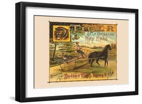 Tiger Self Operating Hay Rake-null-Framed Art Print