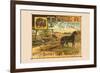 Tiger Self Operating Hay Rake-null-Framed Premium Giclee Print