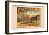 Tiger Self Operating Hay Rake-null-Framed Premium Giclee Print