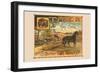 Tiger Self Operating Hay Rake-null-Framed Premium Giclee Print