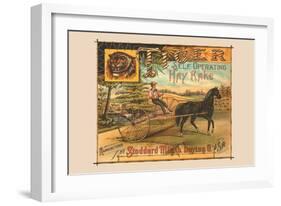 Tiger Self Operating Hay Rake-null-Framed Art Print