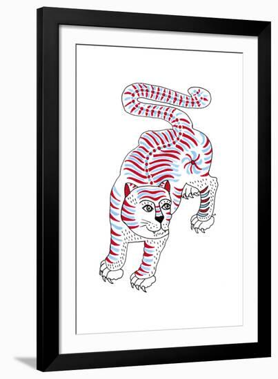 Tiger Stripes-null-Framed Giclee Print