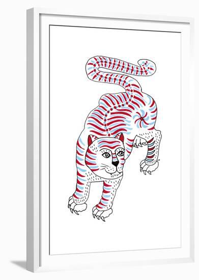Tiger Stripes-null-Framed Giclee Print