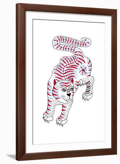 Tiger Stripes-null-Framed Giclee Print