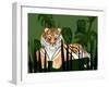 Tiger Tiger II-Alicia Ludwig-Framed Art Print