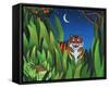 Tiger Tyger-Chris Miles-Framed Stretched Canvas