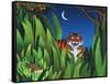 Tiger Tyger-Chris Miles-Framed Stretched Canvas