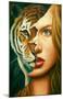 Tiger Within-Jim Warren-Mounted Art Print