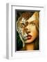 Tiger Within-Jim Warren-Framed Premium Giclee Print