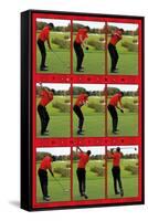 Tiger Woods - Drive-Trends International-Framed Stretched Canvas