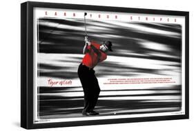 Tiger Woods - Earn Your Stripes-Trends International-Framed Poster