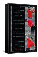 Tiger Woods - Majors-Trends International-Framed Stretched Canvas