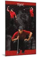 Tiger Woods - Sketch-Trends International-Mounted Poster