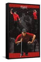 Tiger Woods - Sketch-Trends International-Framed Stretched Canvas