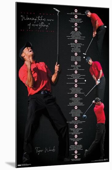 Tiger Woods - Timeline-Trends International-Mounted Poster