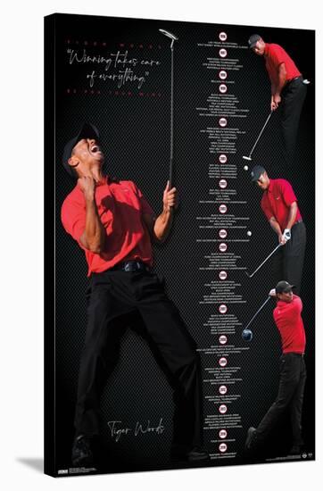 Tiger Woods - Timeline-Trends International-Stretched Canvas