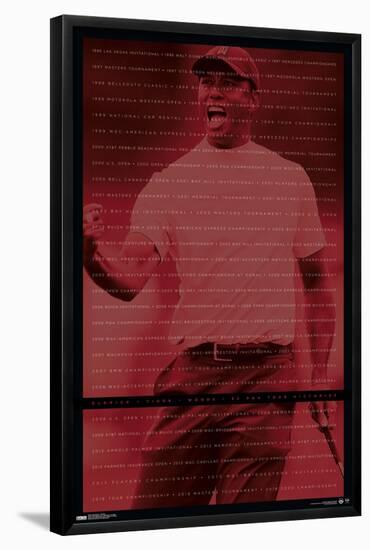 Tiger Woods - Victories-Trends International-Framed Poster