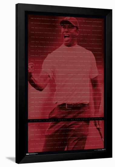 Tiger Woods - Victories-Trends International-Framed Poster