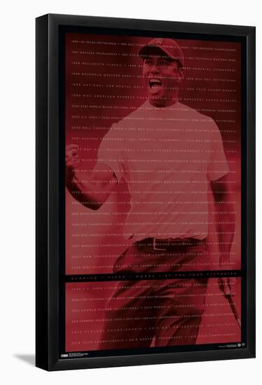 Tiger Woods - Victories-Trends International-Framed Poster