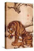 Tiger-Jakuchu Ito-Stretched Canvas