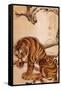 Tiger-Jakuchu Ito-Framed Stretched Canvas