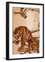 Tiger-Jakuchu Ito-Framed Giclee Print