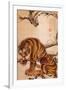 Tiger-Jakuchu Ito-Framed Giclee Print