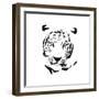 Tiger-null-Framed Art Print