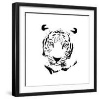 Tiger-null-Framed Art Print