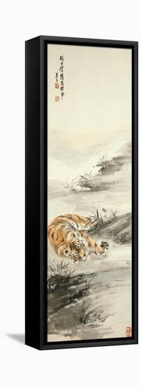 Tiger-Zhang Shanzi-Framed Stretched Canvas