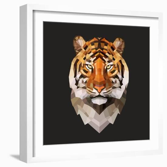 Tiger-Lora Kroll-Framed Art Print