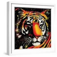 Tiger-null-Framed Art Print