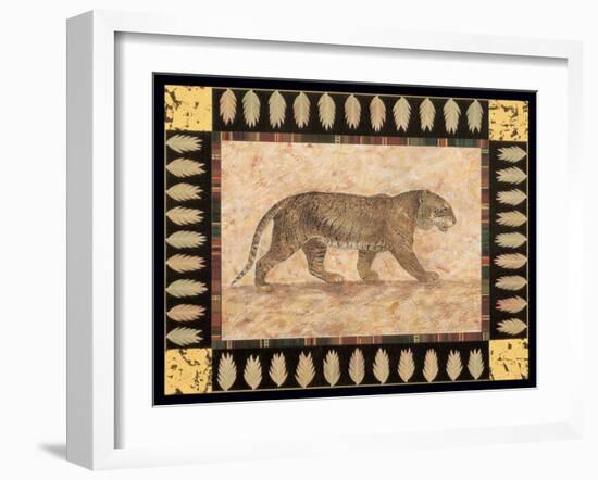 Tiger-Pamela Gladding-Framed Art Print