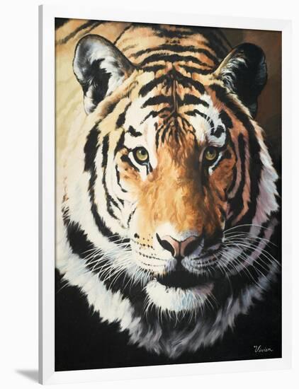 Tiger-Vivien Rhyan-Framed Art Print