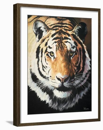 Tiger-Vivien Rhyan-Framed Art Print