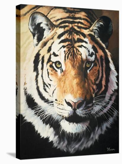 Tiger-Vivien Rhyan-Stretched Canvas