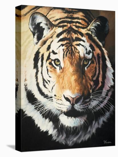 Tiger-Vivien Rhyan-Stretched Canvas