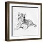 Tiger-Vivien Rhyan-Framed Art Print