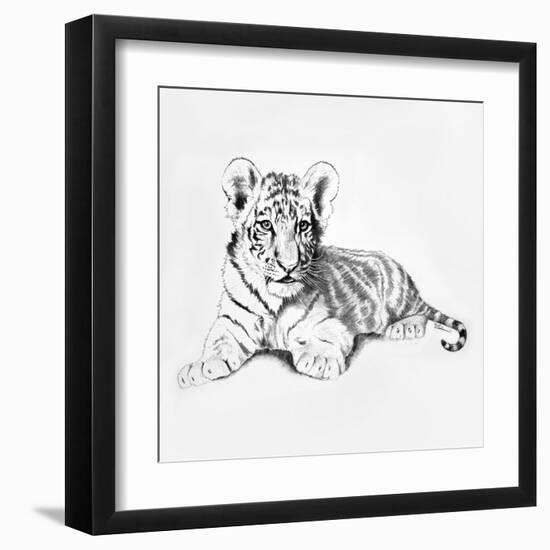 Tiger-Vivien Rhyan-Framed Art Print