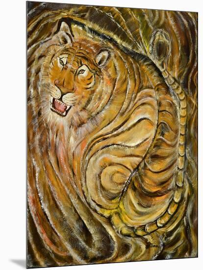 Tiger-Ikahl Beckford-Mounted Premium Giclee Print