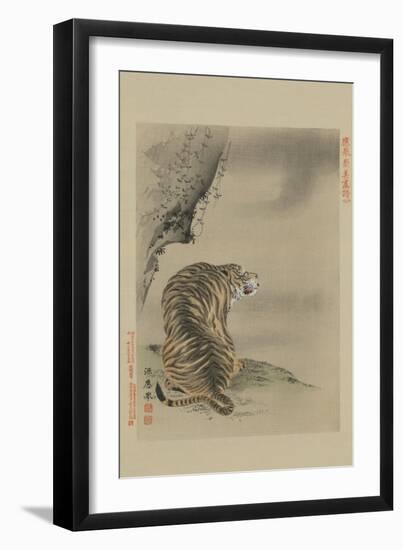 Tiger-null-Framed Art Print