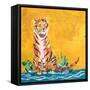 Tiger-Kellie Day-Framed Stretched Canvas