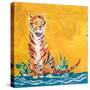 Tiger-Kellie Day-Stretched Canvas