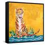 Tiger-Kellie Day-Framed Stretched Canvas