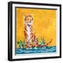 Tiger-Kellie Day-Framed Art Print