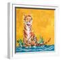 Tiger-Kellie Day-Framed Art Print